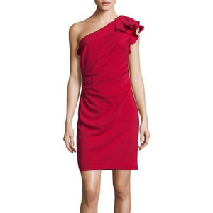 Infusion Ruffled One-shoulder